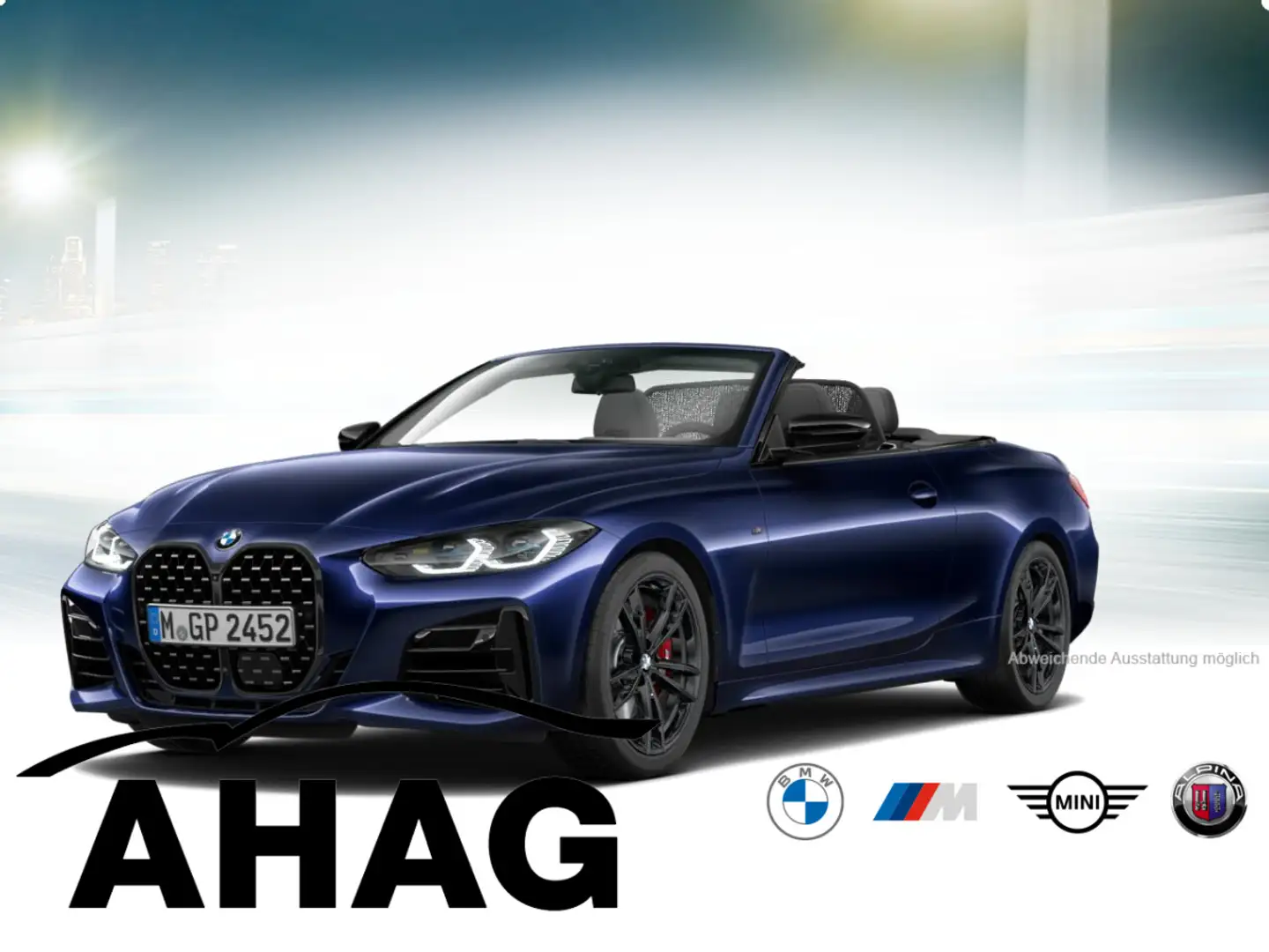 BMW 440 M440i xDrive Cabrio Innovationsp. Sport Aut. AHK Blau - 1