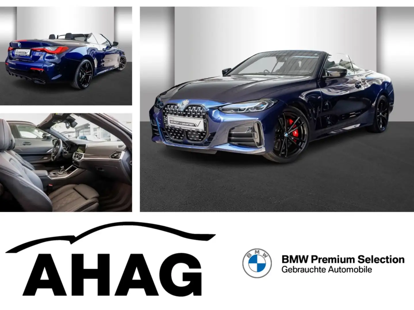 BMW 440 M440i xDrive Cabrio Innovationsp. Sport Aut. AHK Blau - 1