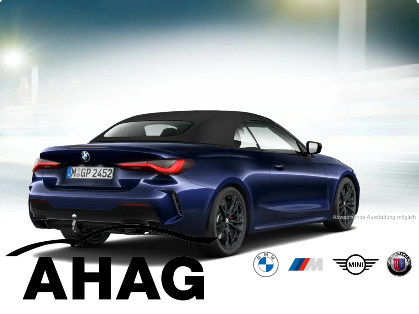 BMW 440 M440i xDrive Cabrio Innovationsp. Sport Aut. AHK Blau - 2