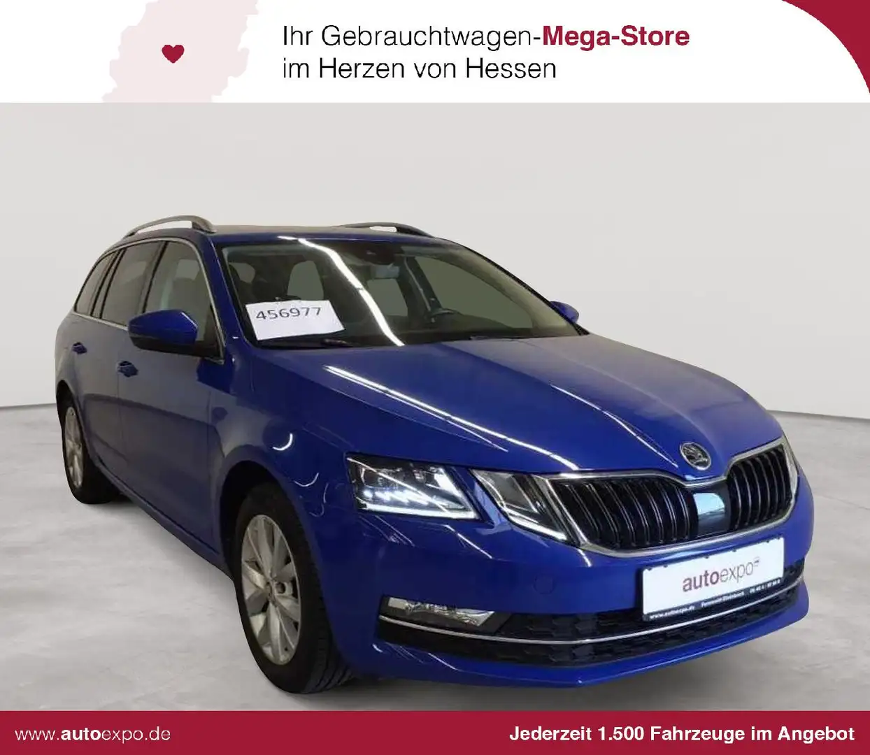 Skoda Octavia Combi 2.0 TDI DSG Style LED NAV Blau - 1