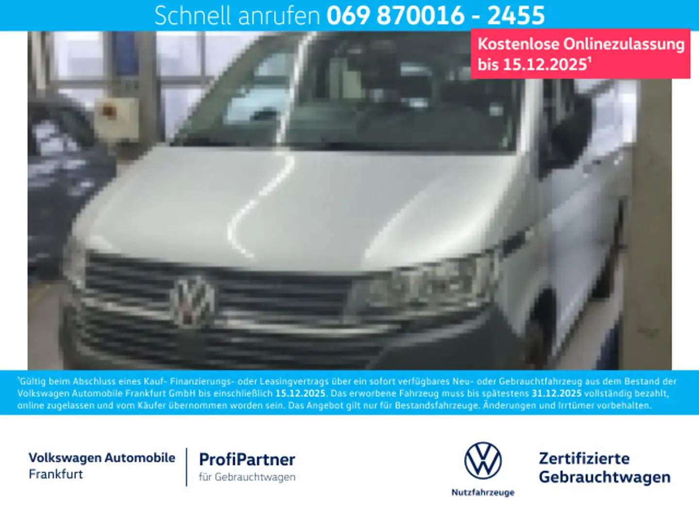 Volkswagen T6.1 Kombi 2.0 TDI Navi Klima Plateado - 1