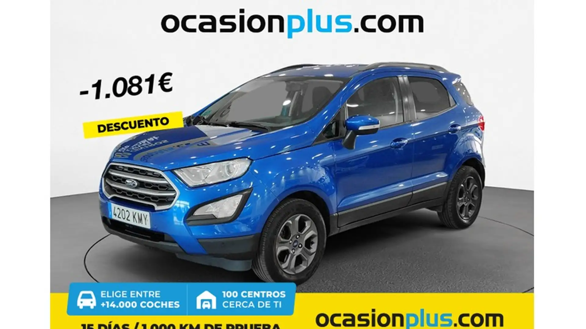 Ford EcoSport 1.0 EcoBoost Trend 125 Blu/Azzurro - 1