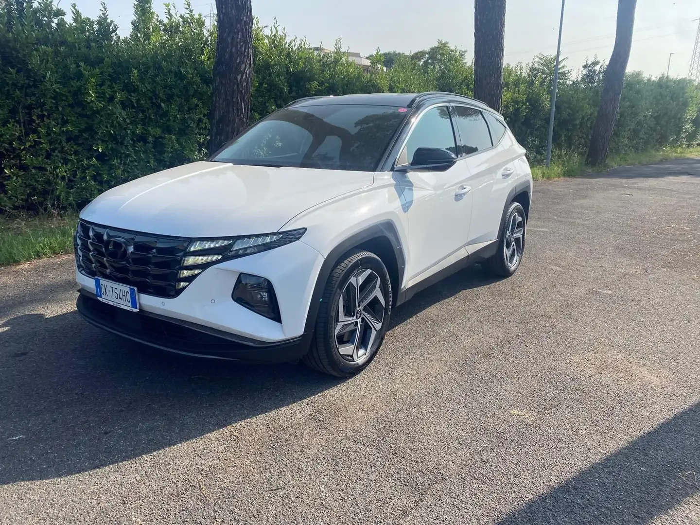 Hyundai TUCSON 1.6 HEV aut.Exellence Weiß - 1