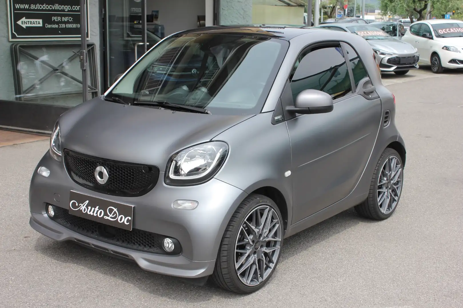 smart forTwo 0.9 TURBO TWINAMIC BRABUS STYLE CERCHI DA 17 MAGGI Grigio - 1