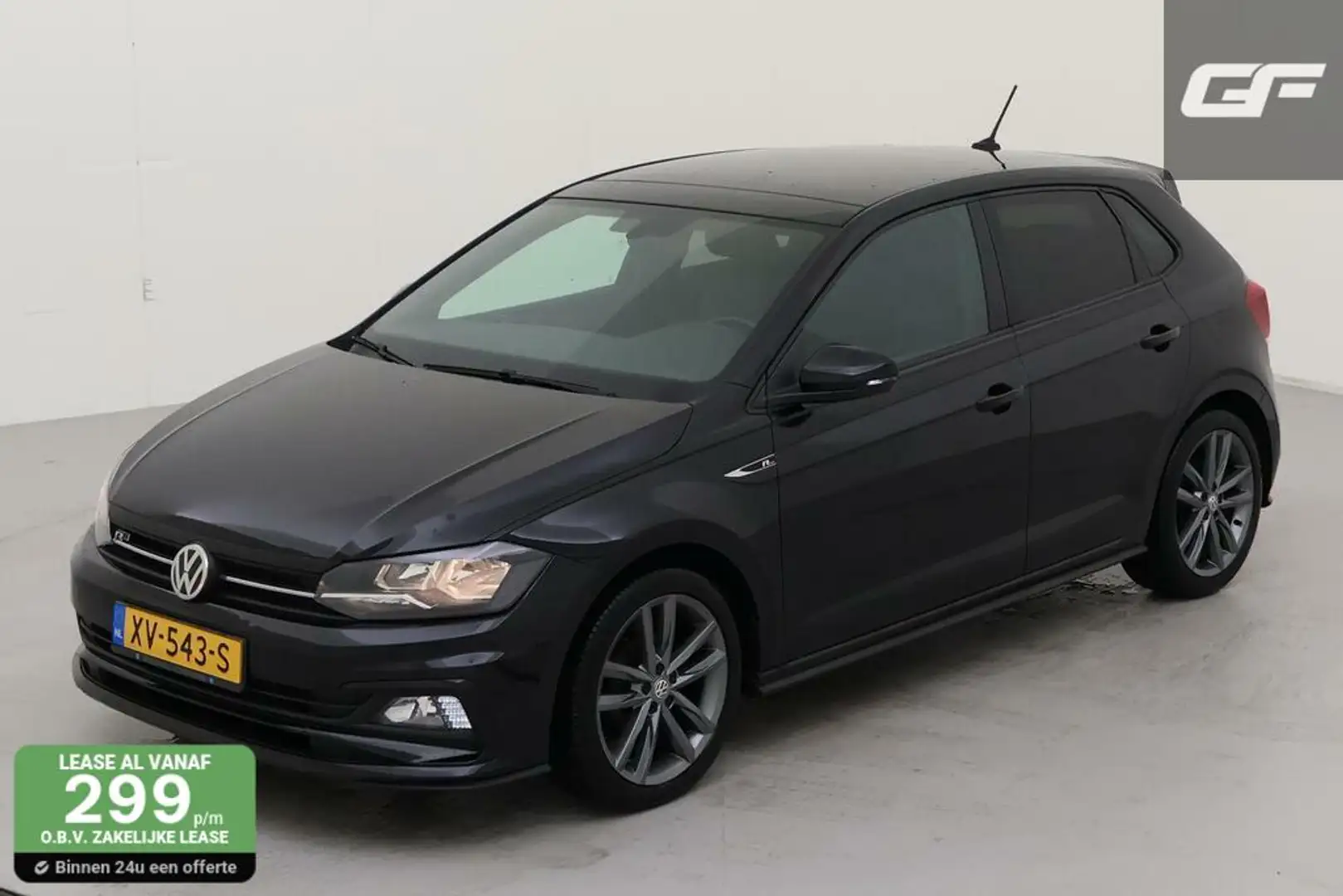 Volkswagen Polo 1.0 TSI 2x R-Line Pano Virtual DSG NAP Noir - 1