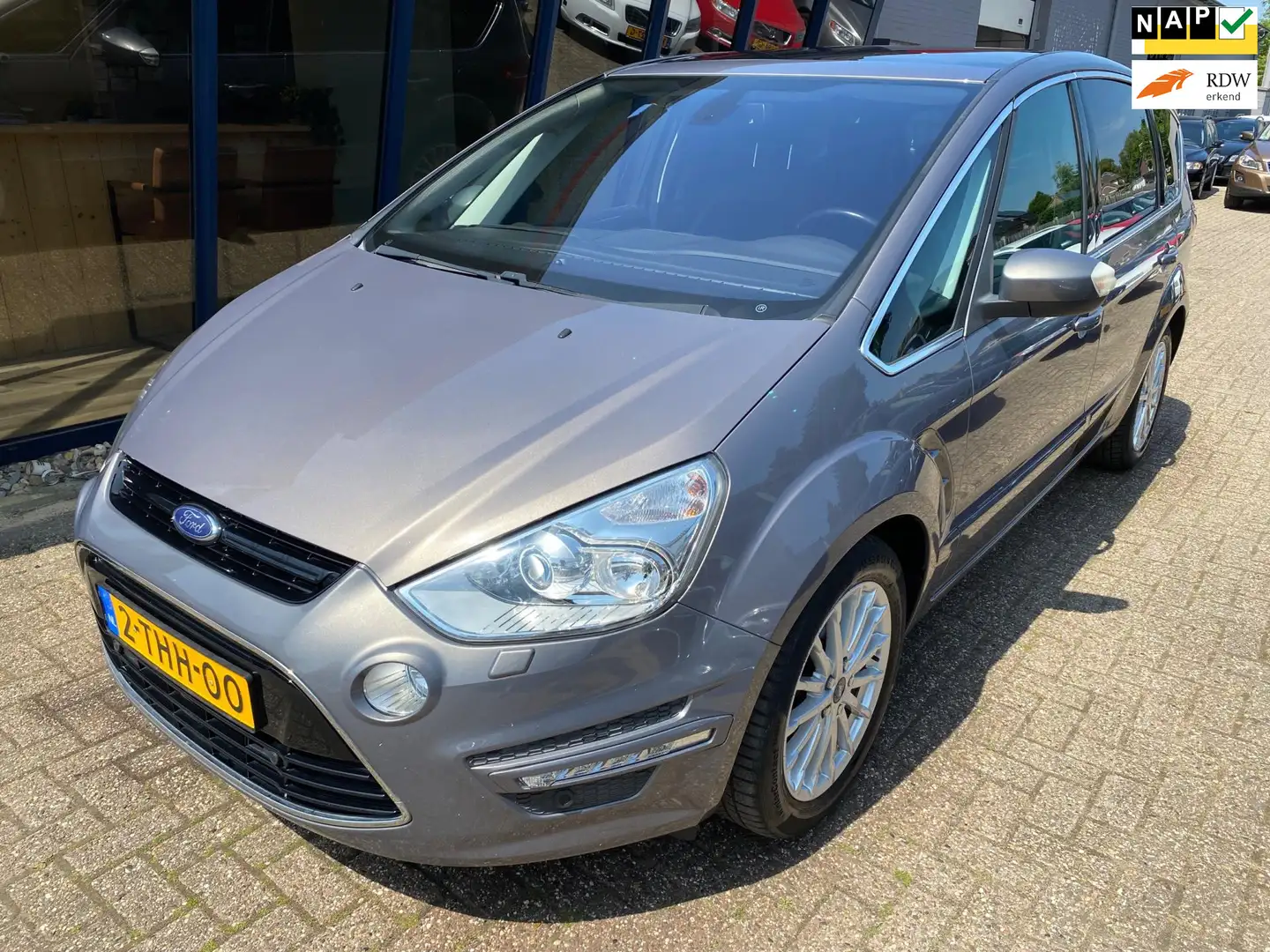 Ford S-Max 1.6 EcoBoost Platinum 7p. H.LEER / NAVI / PANO Bruin - 1