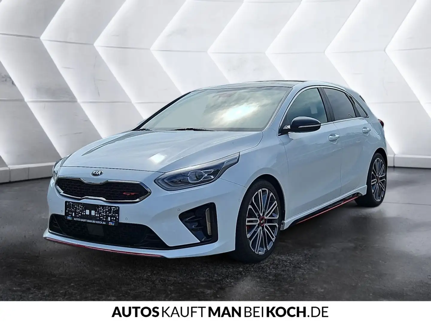 Kia Ceed / cee'd Ceed 1.6 T-GDI SW GT PANO NAVI LEDER LED KEYLE Weiß - 2