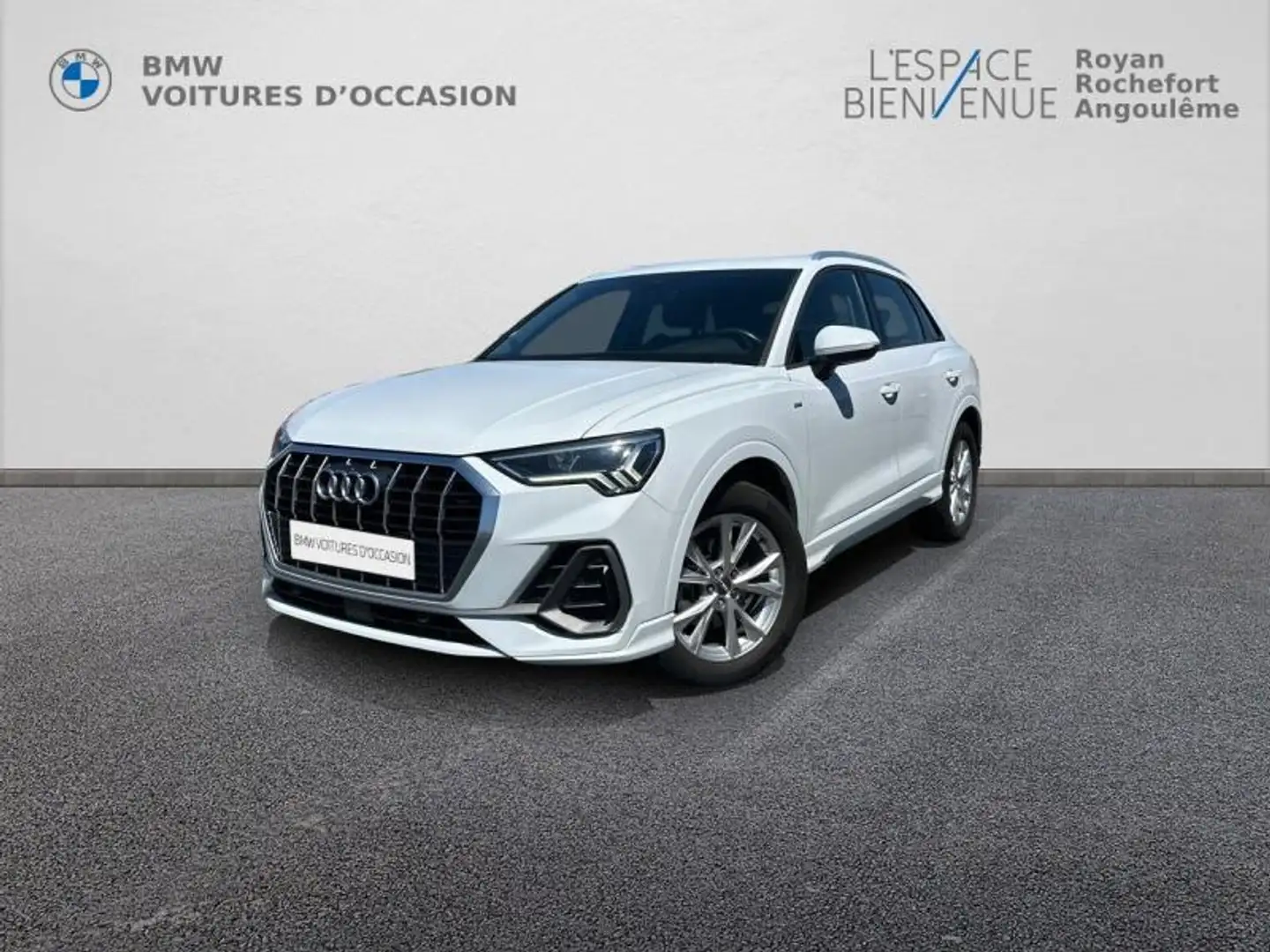 Audi Q3 35 TDI 150ch S line S tronic 7 Blanc - 1