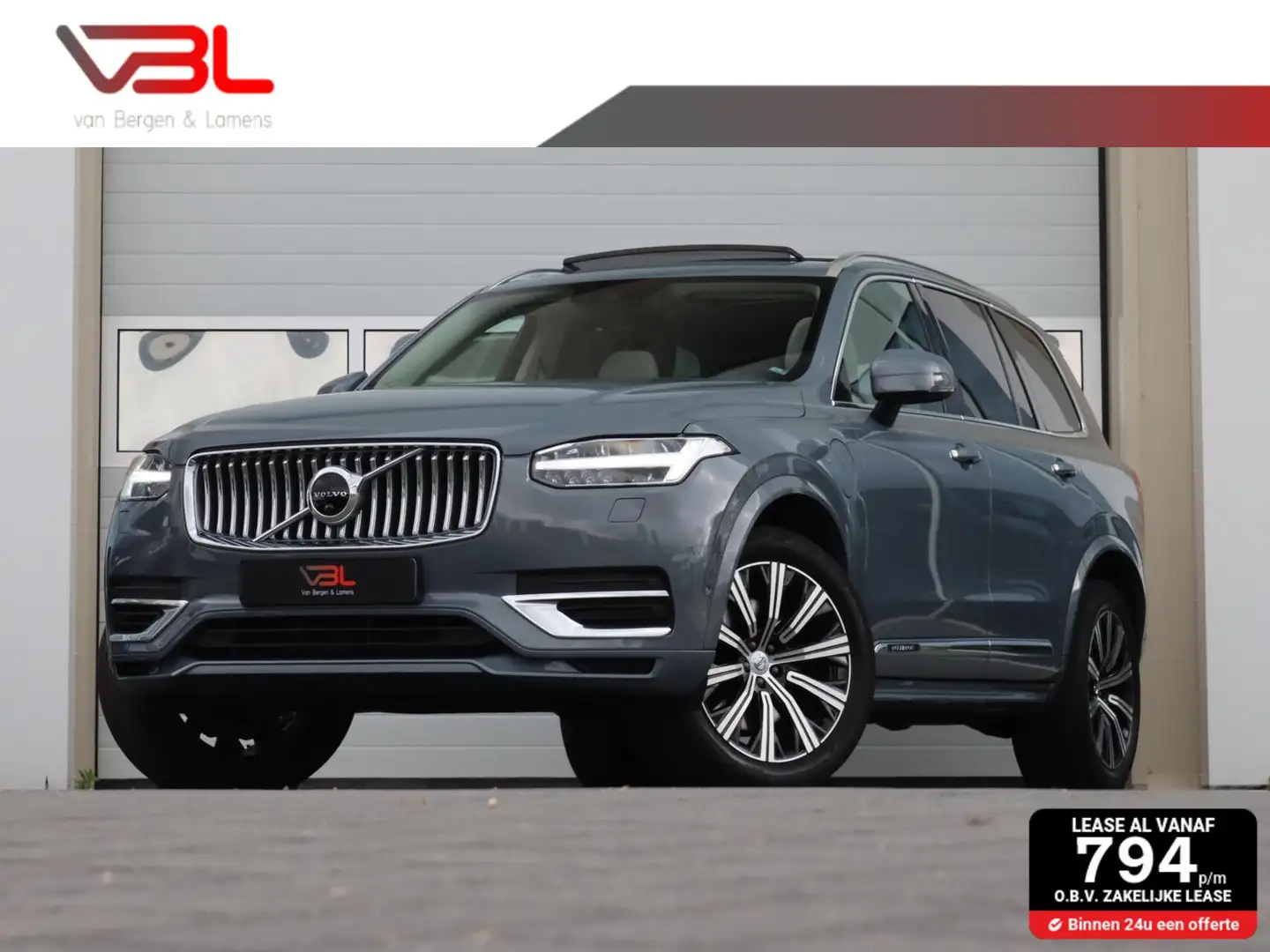 Volvo XC90 2.0 T8 Recharge AWD 455PK Ultimate Bright | Luchtv Grijs - 1