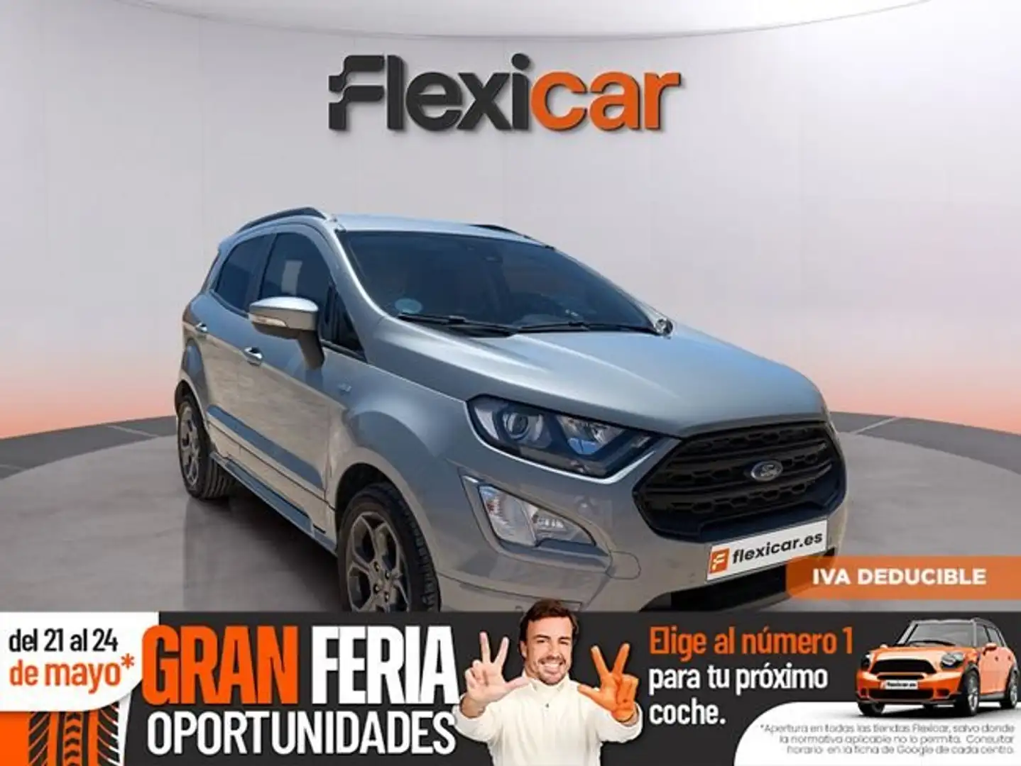 Ford EcoSport 1.0 EcoBoost ST Line 125 Gris - 1