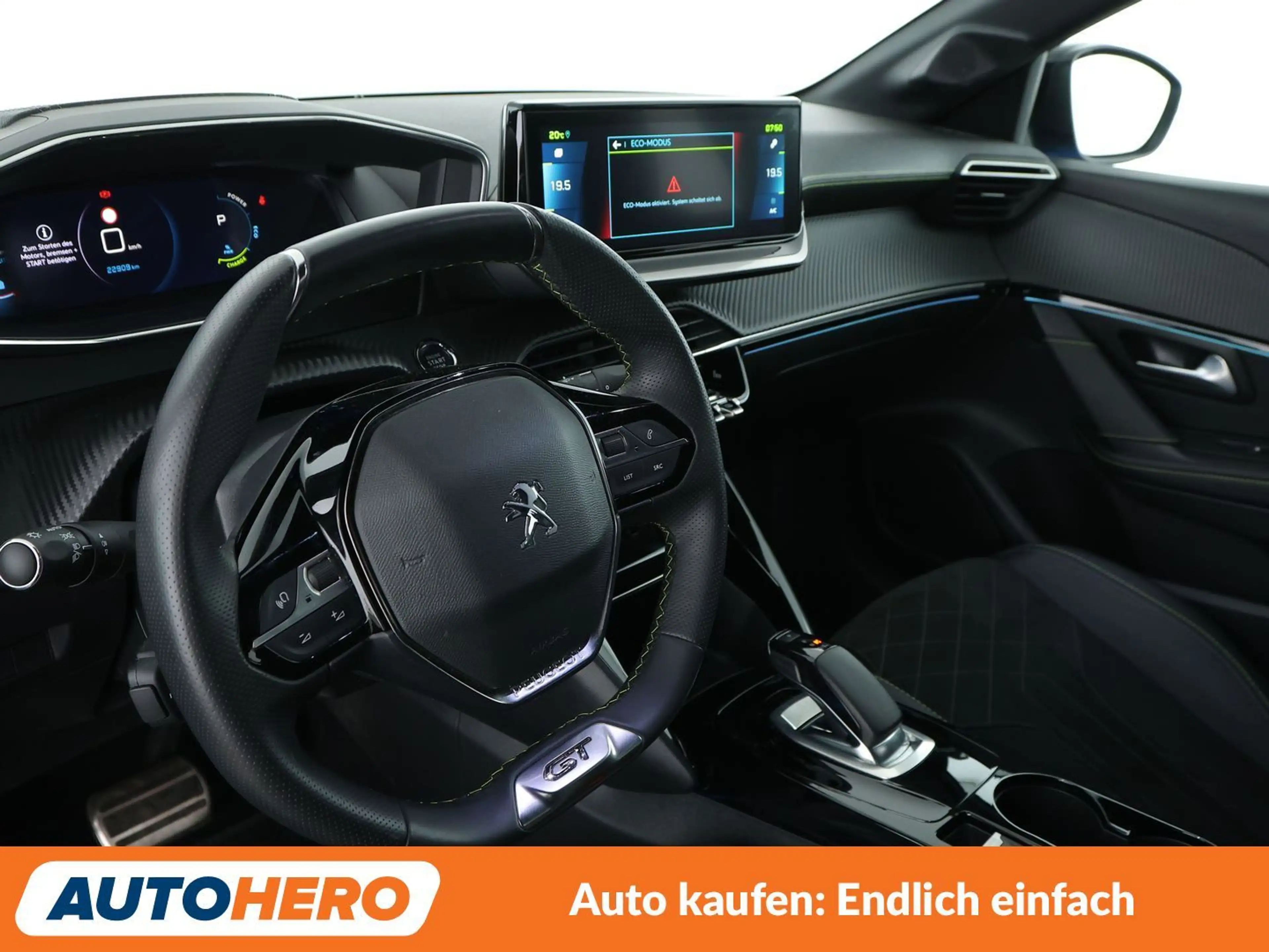 Peugeot e-208 electric drive 100 kW GT Pack *NAVI*VC*ACC*CAM*PDC — photo 11