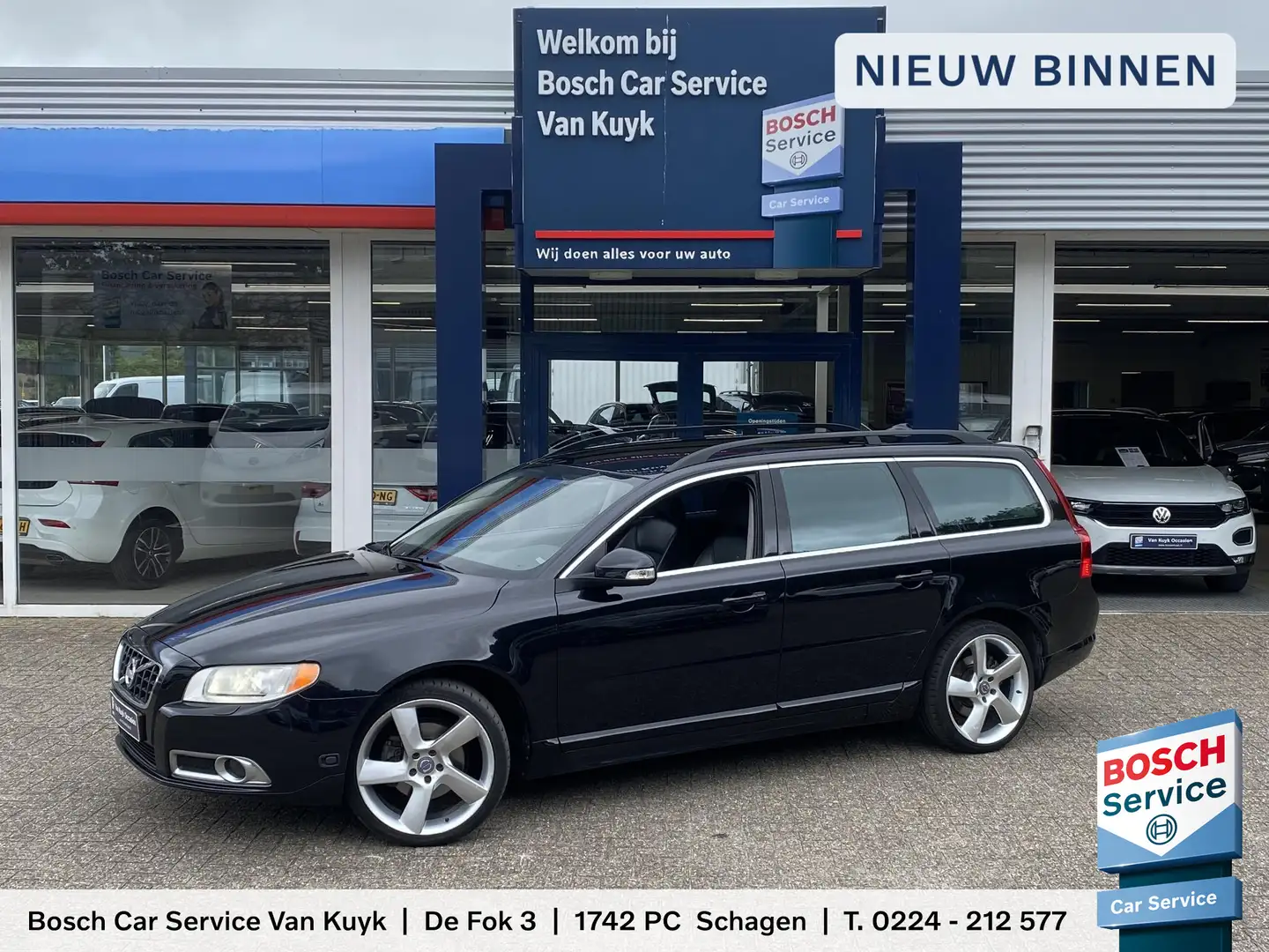 Volvo V70 2.0 Summum / Automaat / NL-Auto / Dealer-Onderhoud Zwart - 1