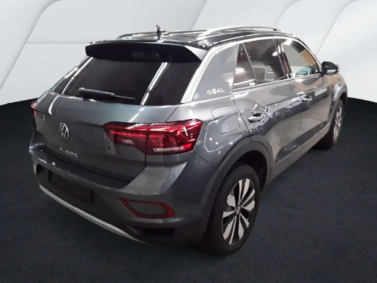 Volkswagen T-Roc 2.0 TDI DSG Goal NAVI AHK REARVIEW GJ-REIFEN LE... Grau - 2