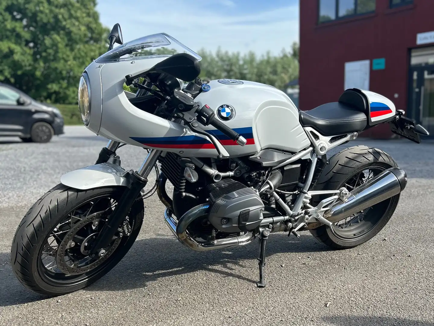 BMW R nineT Racer Biały - 2