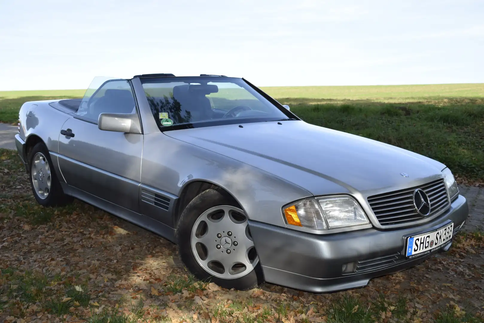 Mercedes-Benz SL 280 LEDER/SITZHEIZUNG/KLIMATRONIK/HARDTOP/EL.VERDECK Silber - 1