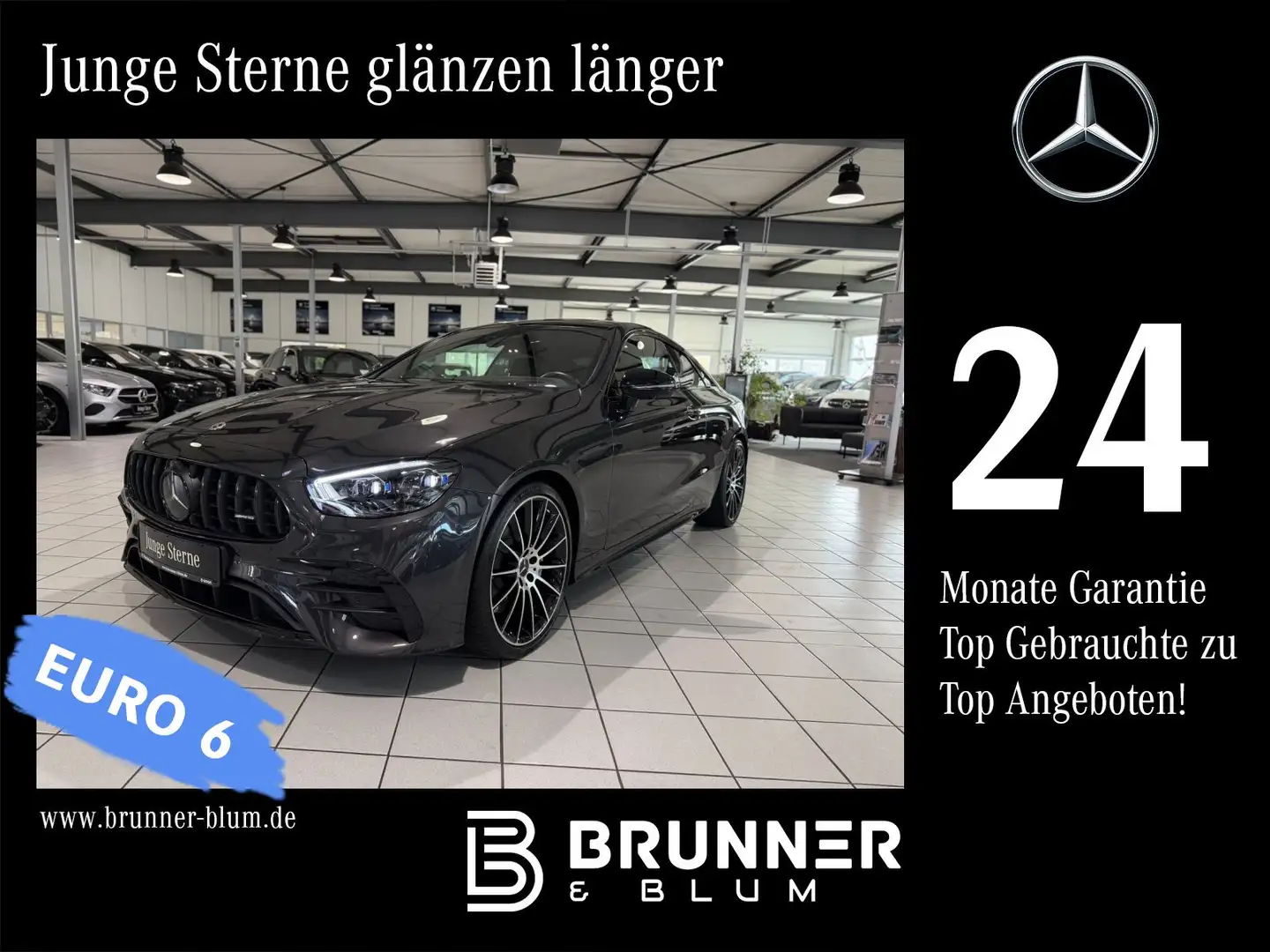 Mercedes-Benz E 53 AMG E 53 4M Pano/360°/Massage/HeadUp/Carbon/Aga/Ambi Grau - 1