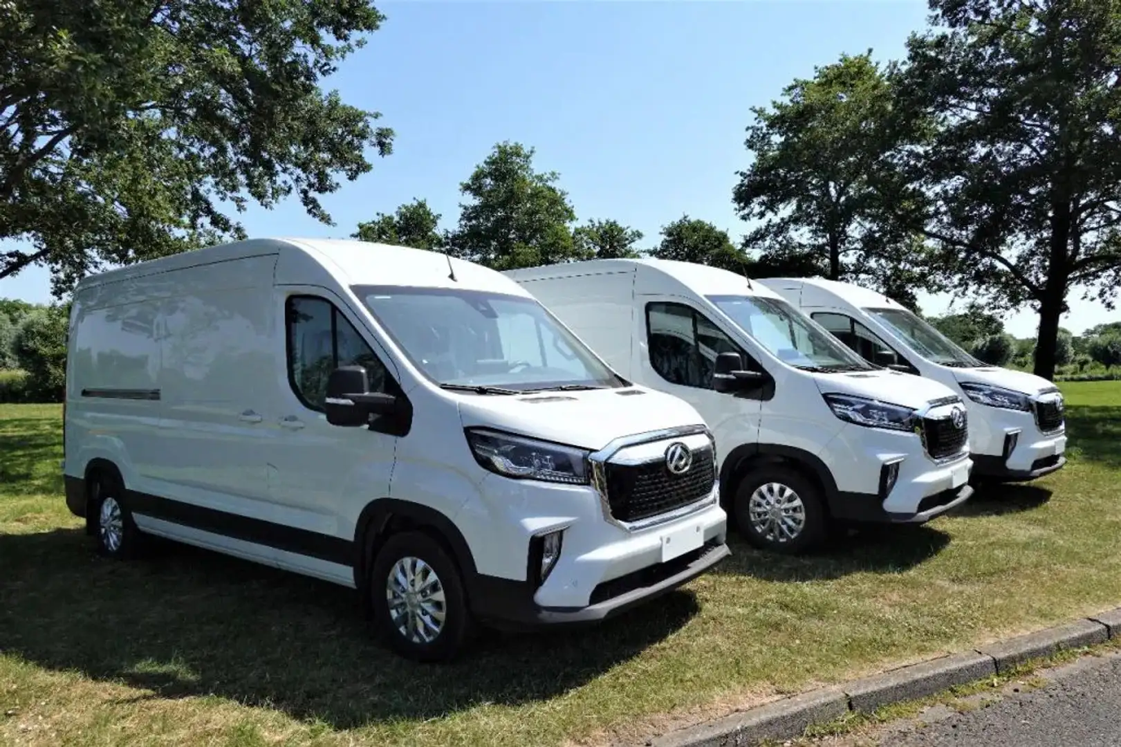 Maxus eDeliver 9 E-Deliver gesloten bestelwagens 100% Elektrisch in Blanc - 2