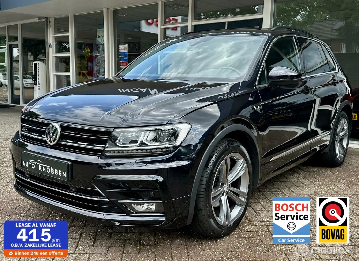 Volkswagen Tiguan 1.5 TSI 2x R-line Led, ACC, Pano, Climat, Carplay, Schwarz - 1