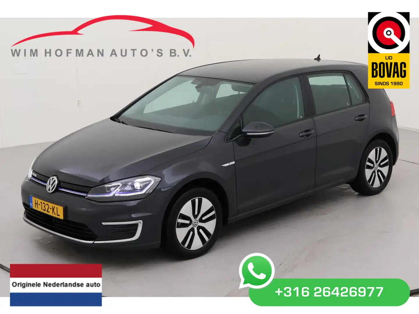 Volkswagen e-Golf E-DITION CCS Lader Adaptive Cruise Apple Carplay A Grijs - 1