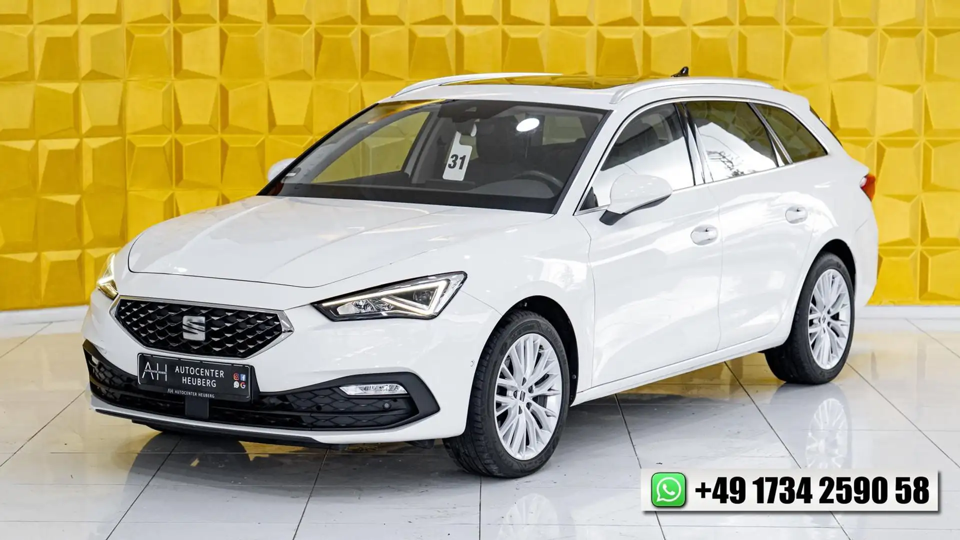 SEAT Leon Xcellence*2.Hd*KAM*ACC*KEYLESS Weiß - 1