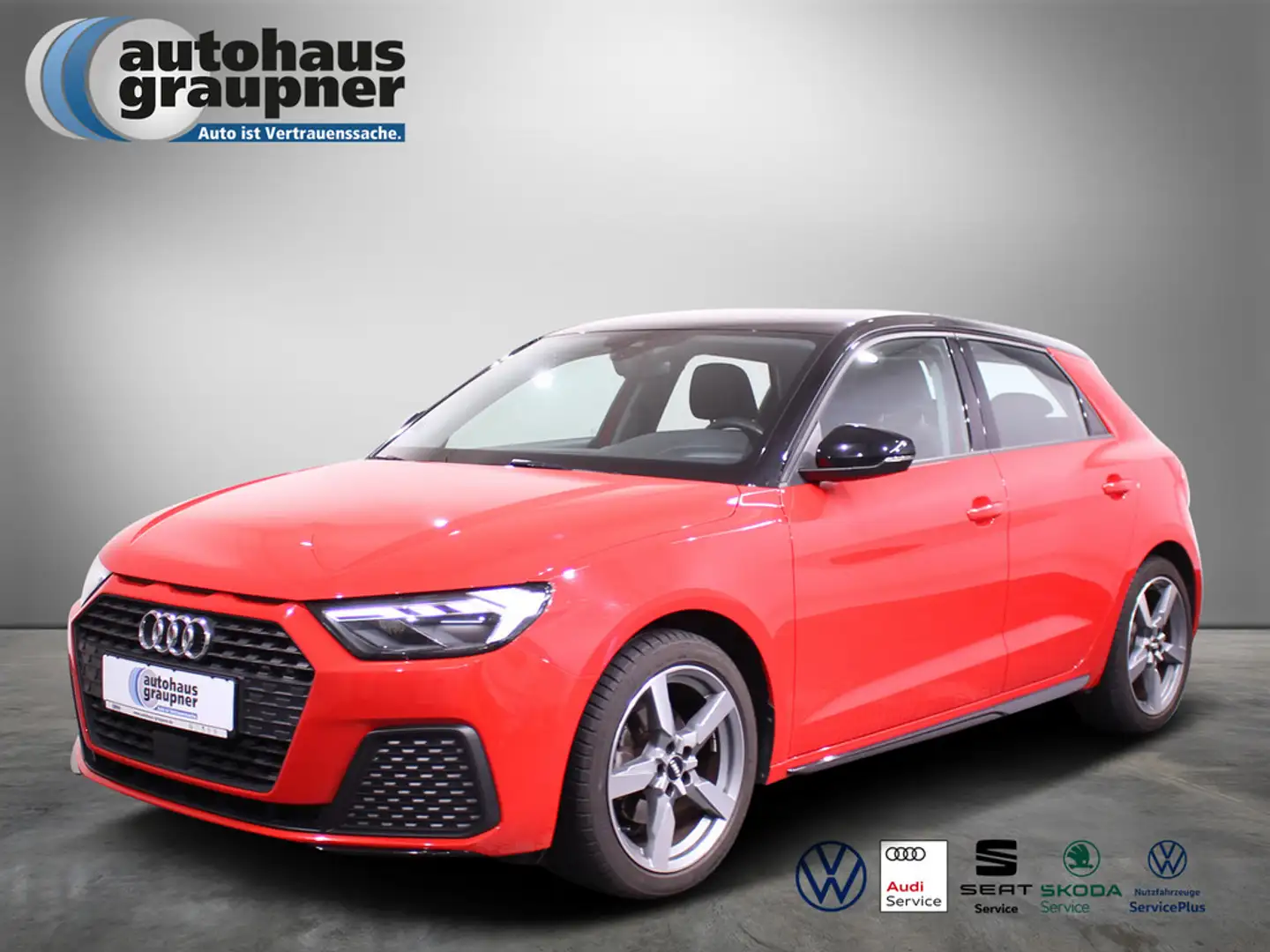 Audi A1 Sportback 30 TFSI S tronic PDC SHZ LED Červená - 1