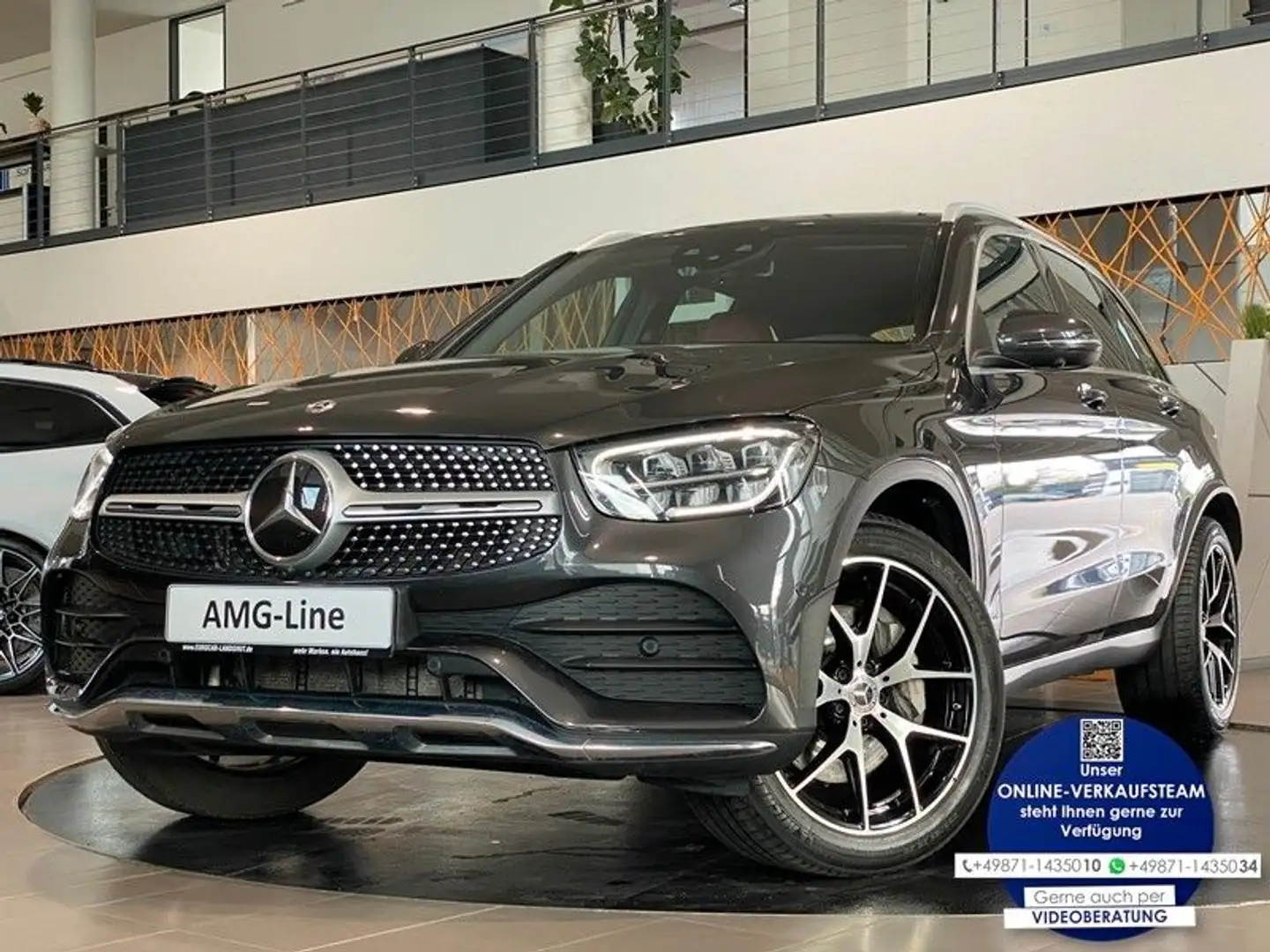 Mercedes-Benz GLC 300 AMG WideS Sthz Burm HUD Memory DTR+ 360° Серый - 1