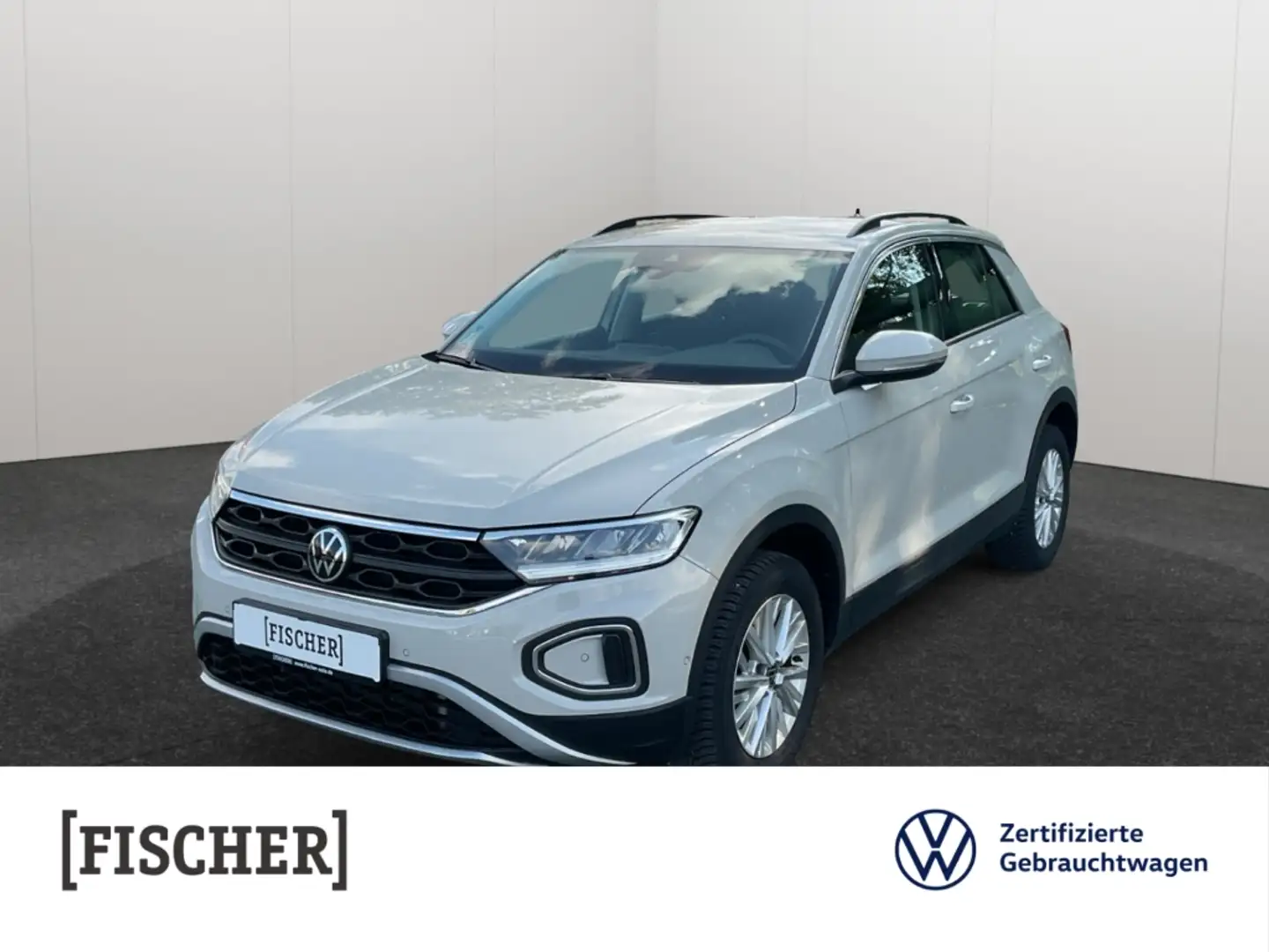 Volkswagen T-Roc 1.5TSI DSG Life LED AHK Navi SHZ Carplay DAB Grau - 1