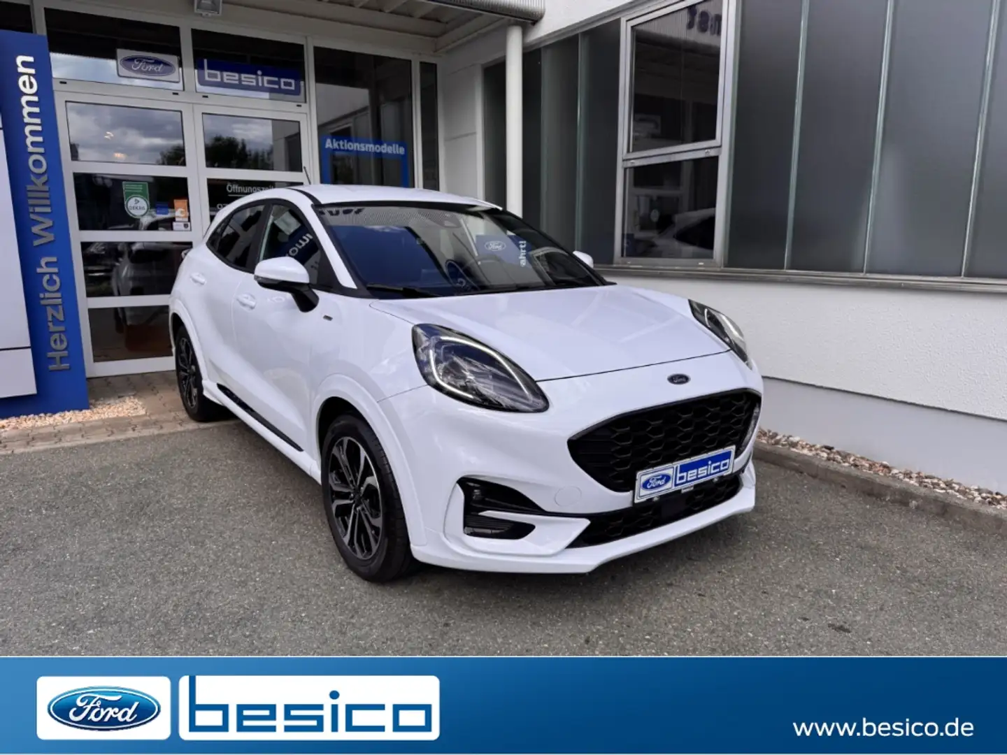Ford Puma ST-Line+PDC+NAV+DAB+LED+SHZ+Tempomat+LMF Weiß - 1