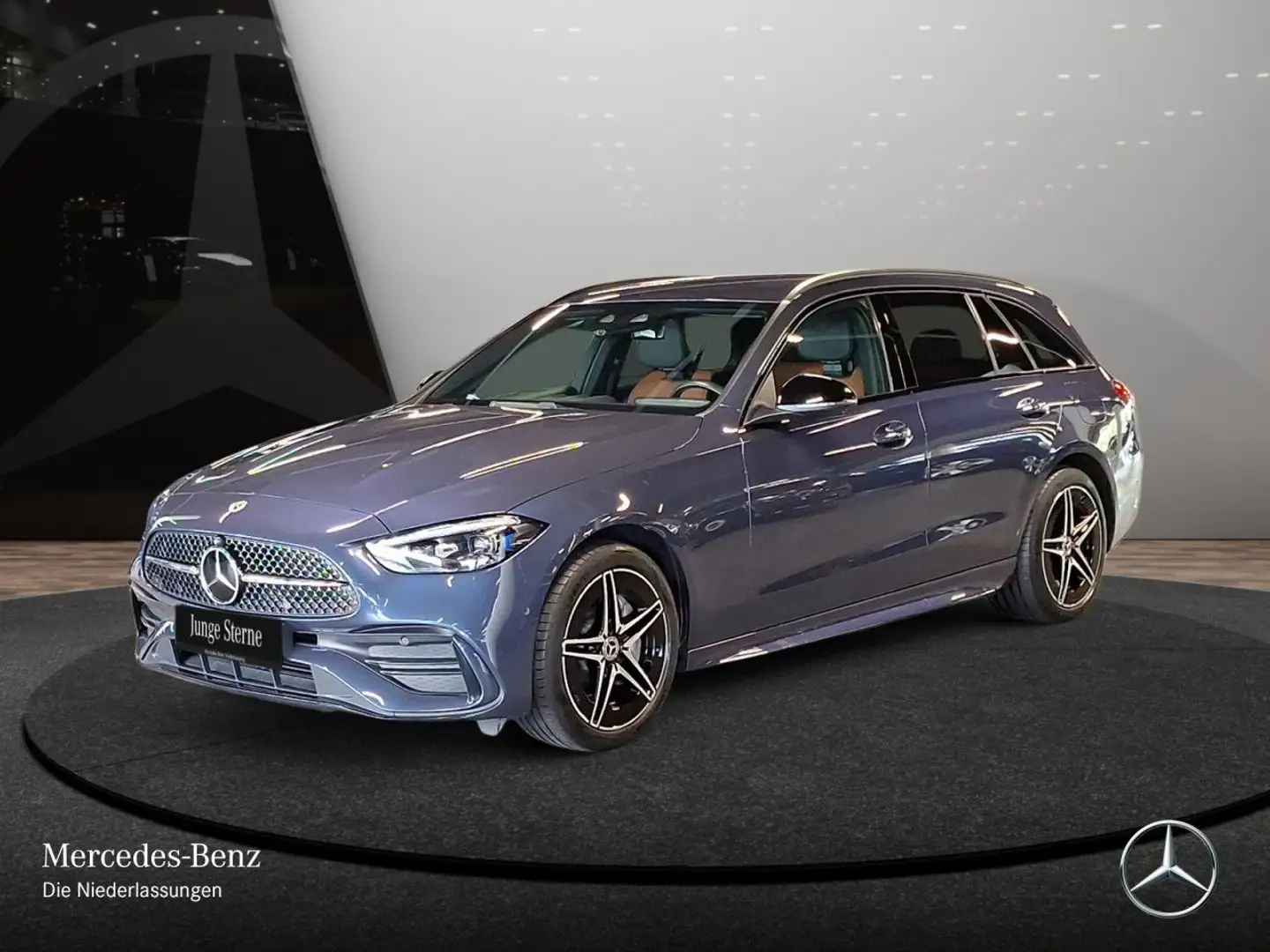 Mercedes-Benz C 300 e T AMG+NIGHT+360+KEYLESS+9G Blau - 2