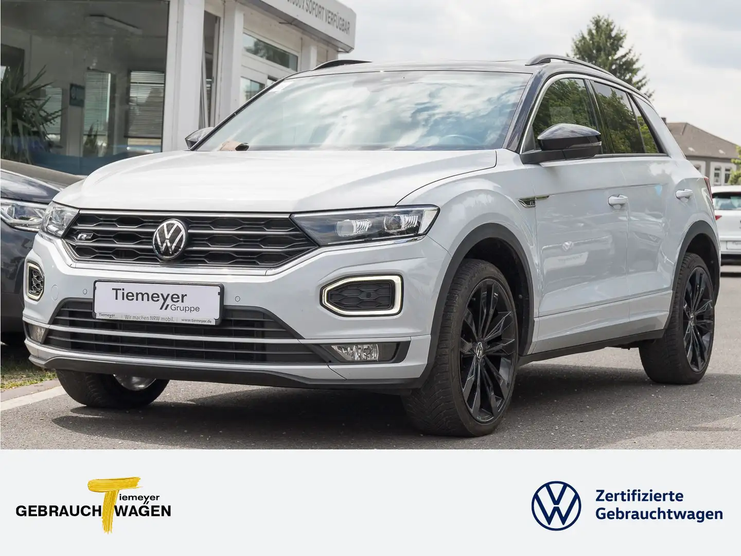 Volkswagen T-Roc 1.5 TSI DSG R-LINE LM19 PANO AHK KAMERA Silber - 1