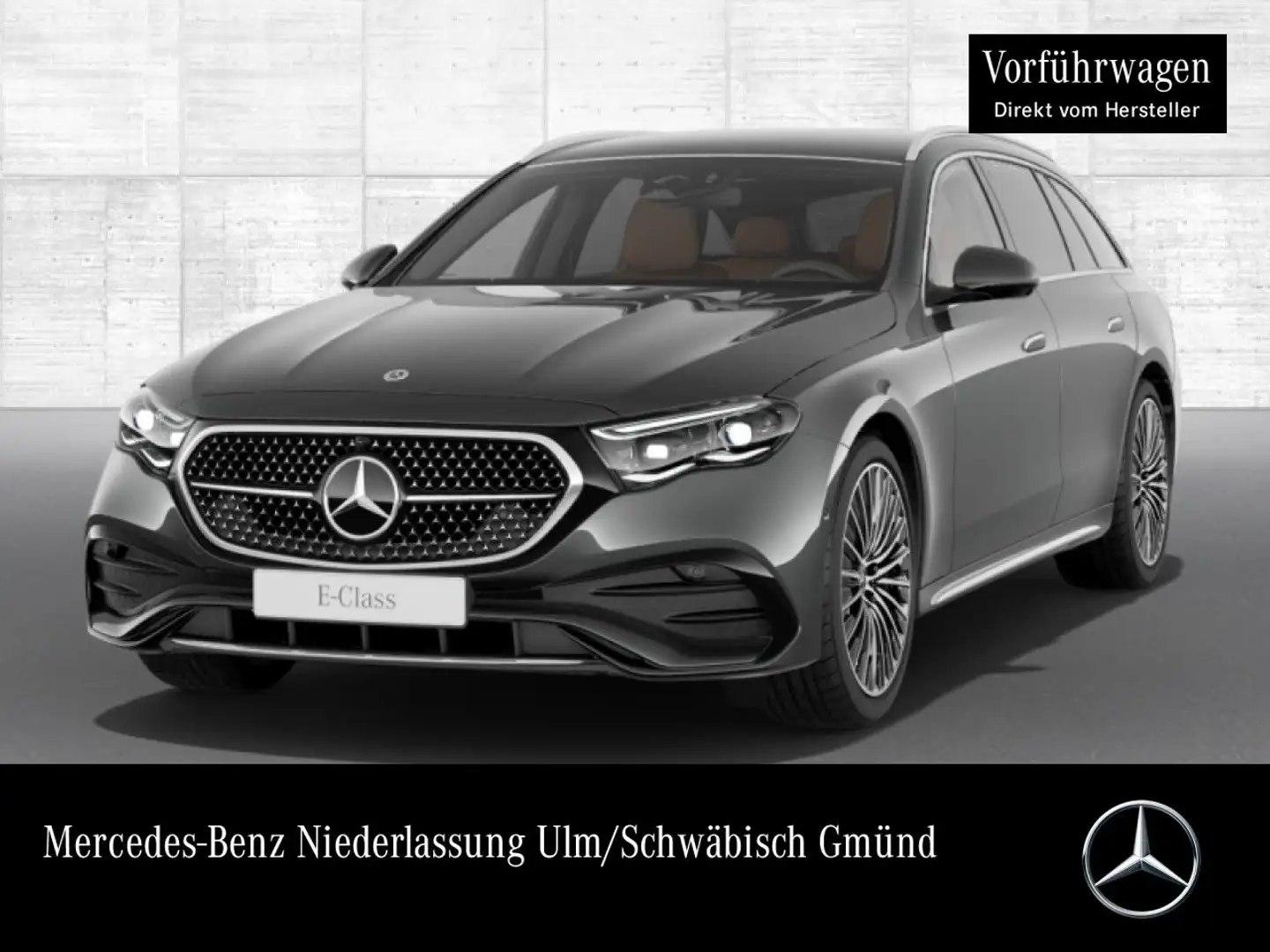 Mercedes-Benz E 220 d T AMG 360° Distr. AHK Spurhalt-Ass PTS 9G Gris - 1