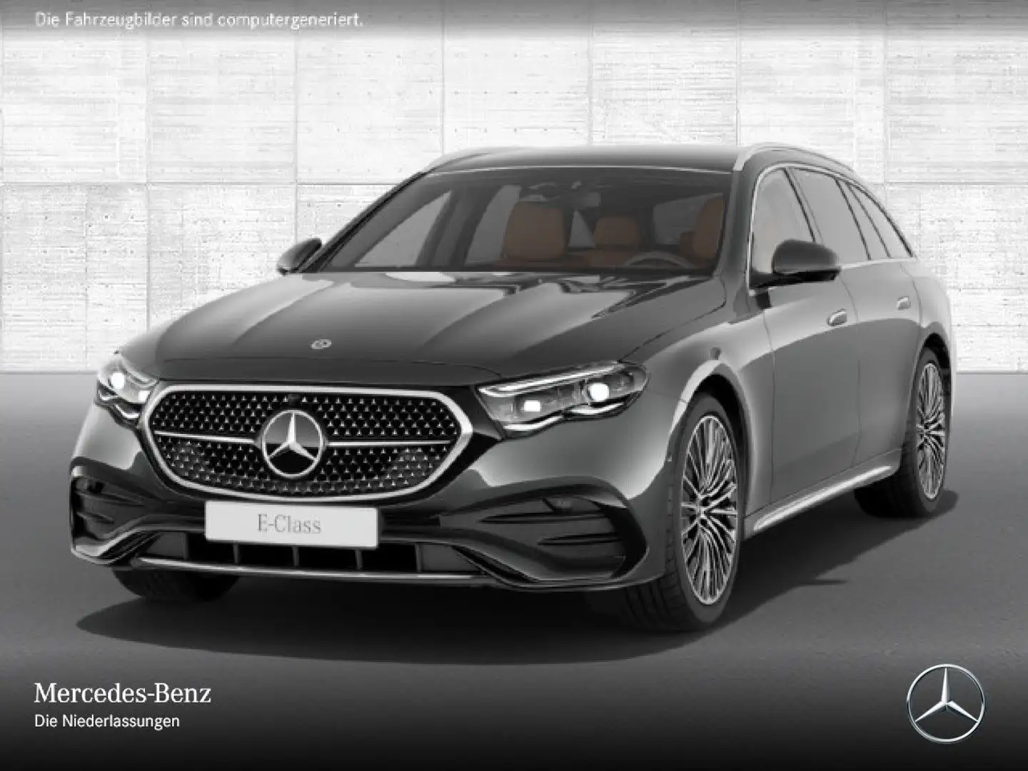 Mercedes-Benz E 220 d T AMG 360° Distr. AHK Spurhalt-Ass PTS 9G Gris - 2