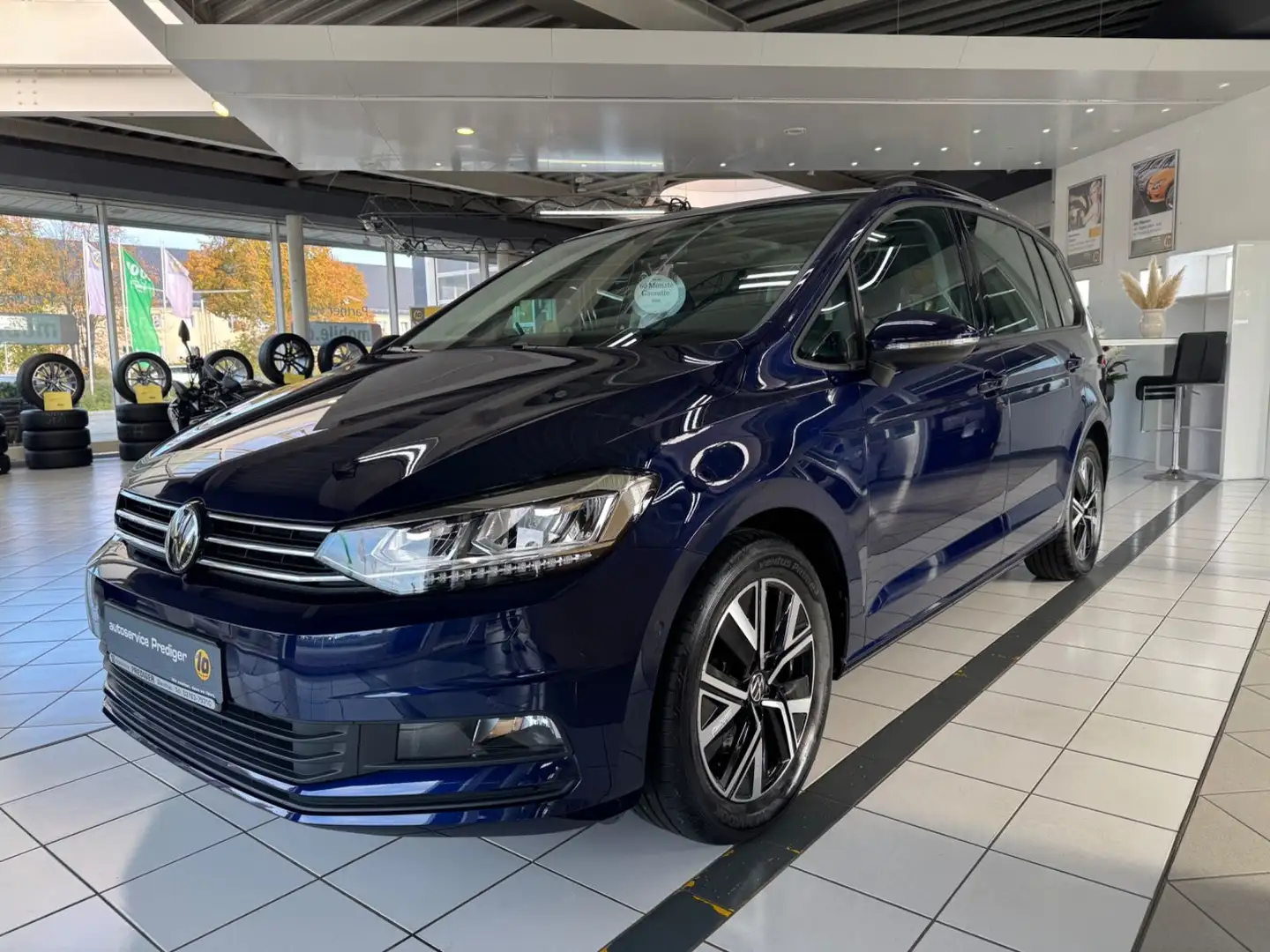 Volkswagen Touran -AUTOMATIK-7 Sitzer-STANDHEUZUNG-ACC* Blauw - 1