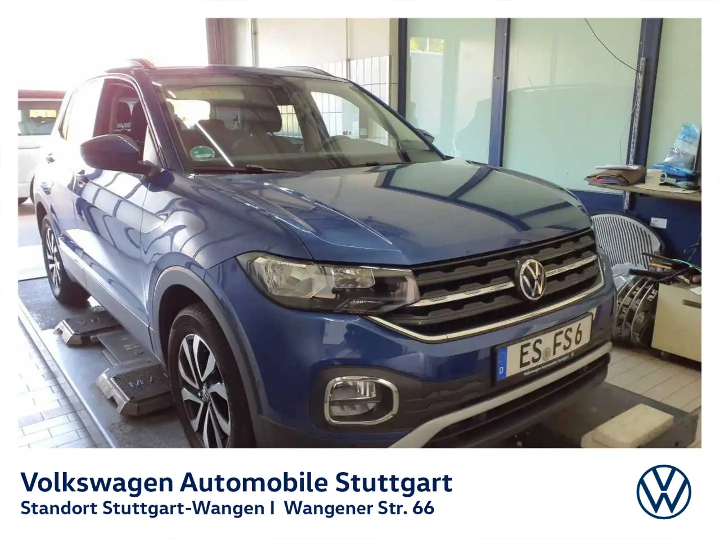 Volkswagen T-Cross Active 1.0 TSI Navi ACC SHZ PDC Blau - 2