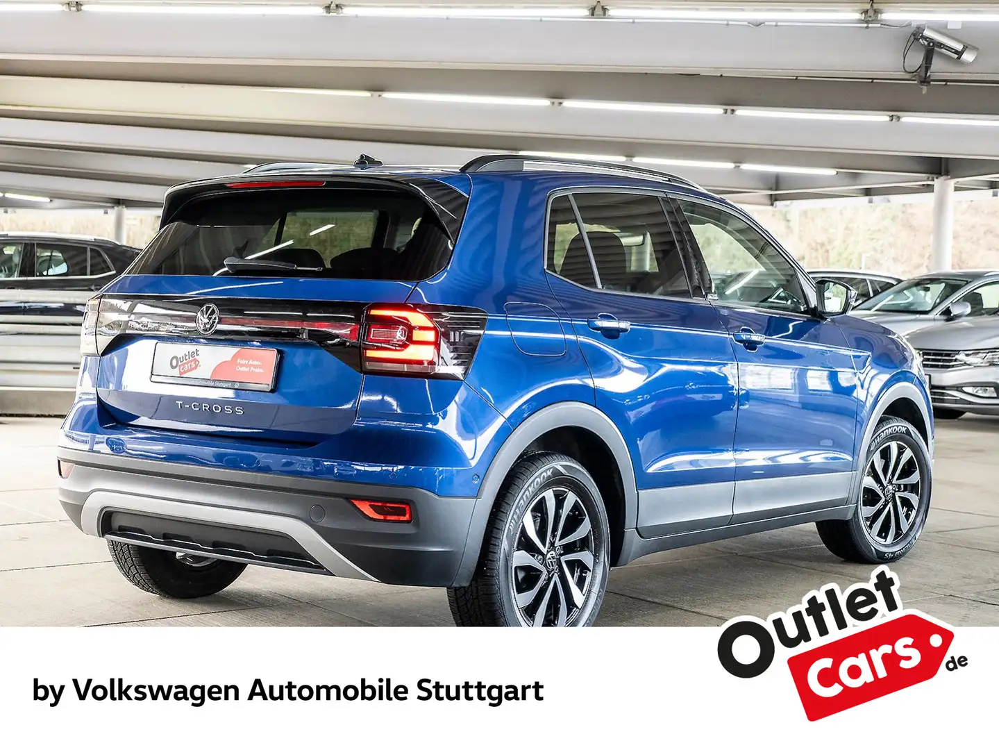 Volkswagen T-Cross Active 1.0 TSI Navi ACC SHZ PDC Blau - 2
