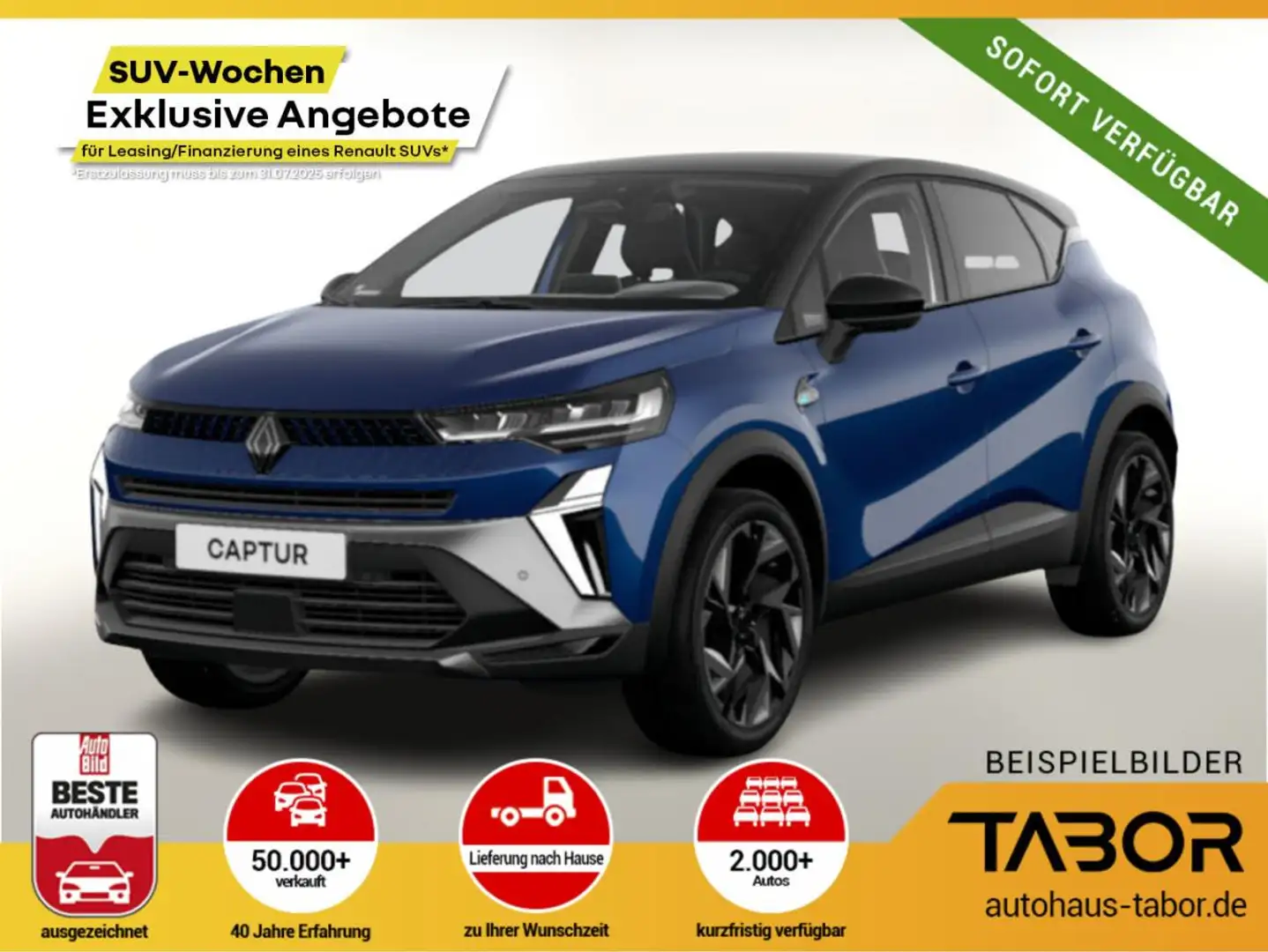 Renault Captur Esprit Alpine Mild Hybrid 160 EDC Kam Blau - 2