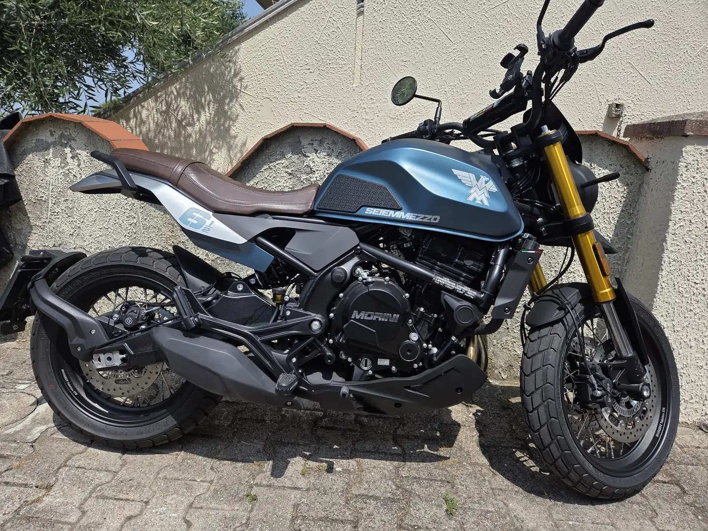 Moto Morini Seiemmezzo SCR Modrá - 1