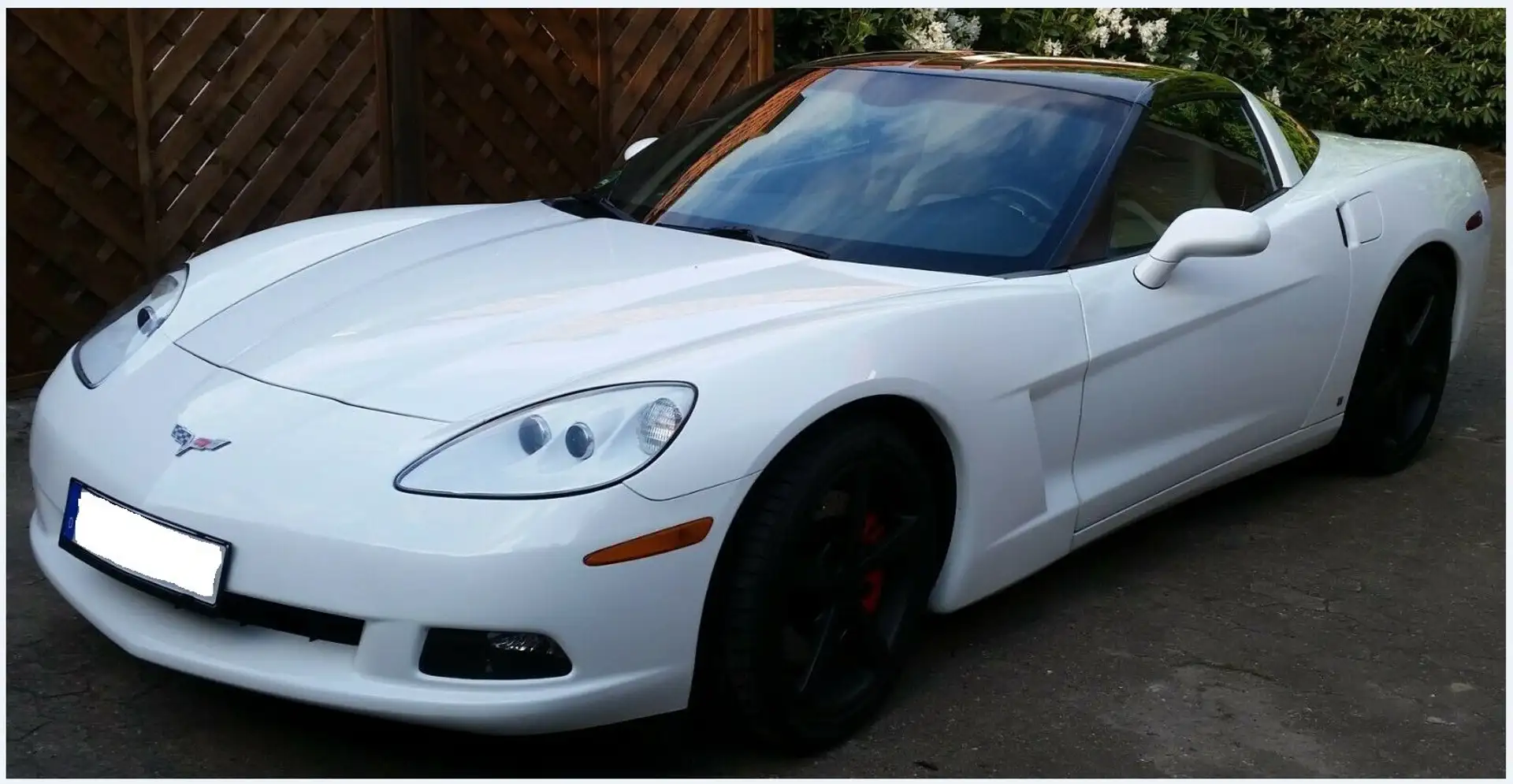 Corvette C6 Coupe Corvette Coupe Automatik Beyaz - 1