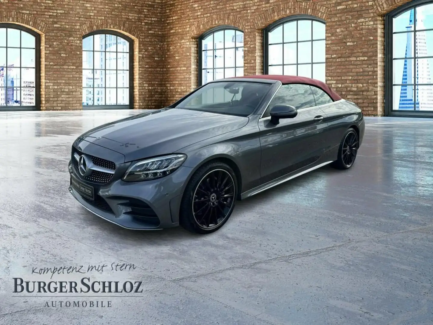 Mercedes-Benz C 200 AMG Navi PDC SHZ LED Sport KeyLess AUT Gris - 1