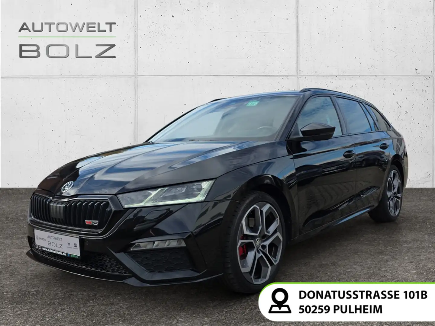 Skoda Octavia Combi RS Plus 4x4 2.0 TDI HUD Pano Kamer Schwarz - 1