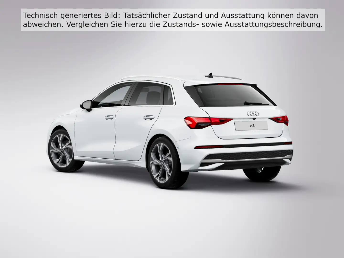 Audi A3 30 TFSI advanced*KAMERA*HUD*NAVI-PL Weiß - 2