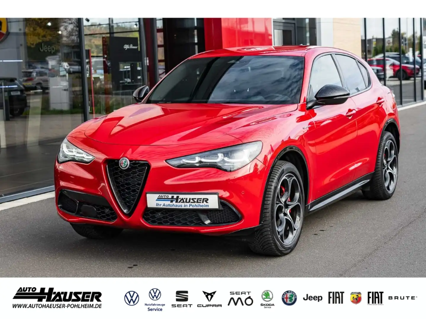 Alfa Romeo Stelvio Veloce 2.0 Turbo AT8 Q4 EL. HECKKL. HARMAN-KARDON Roşu - 1