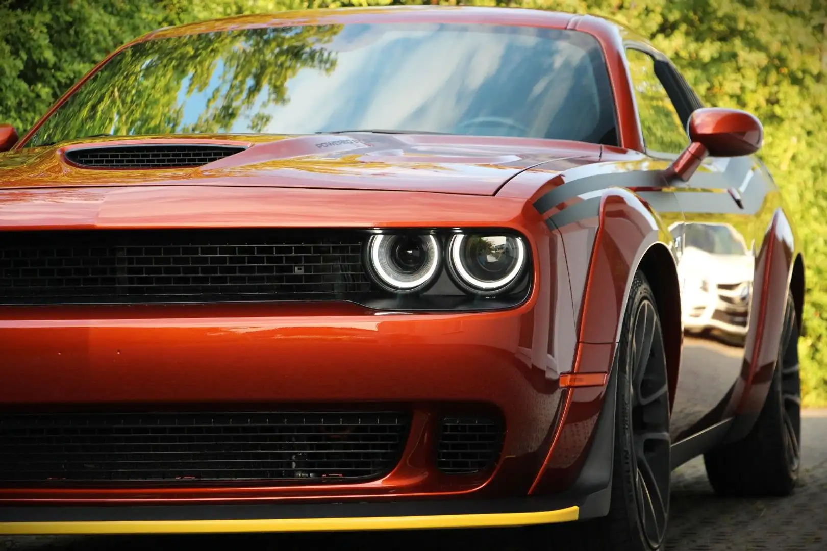 Dodge Challenger 6.4 V8 ScatPack Widebody /Bilstein Portocaliu - 1
