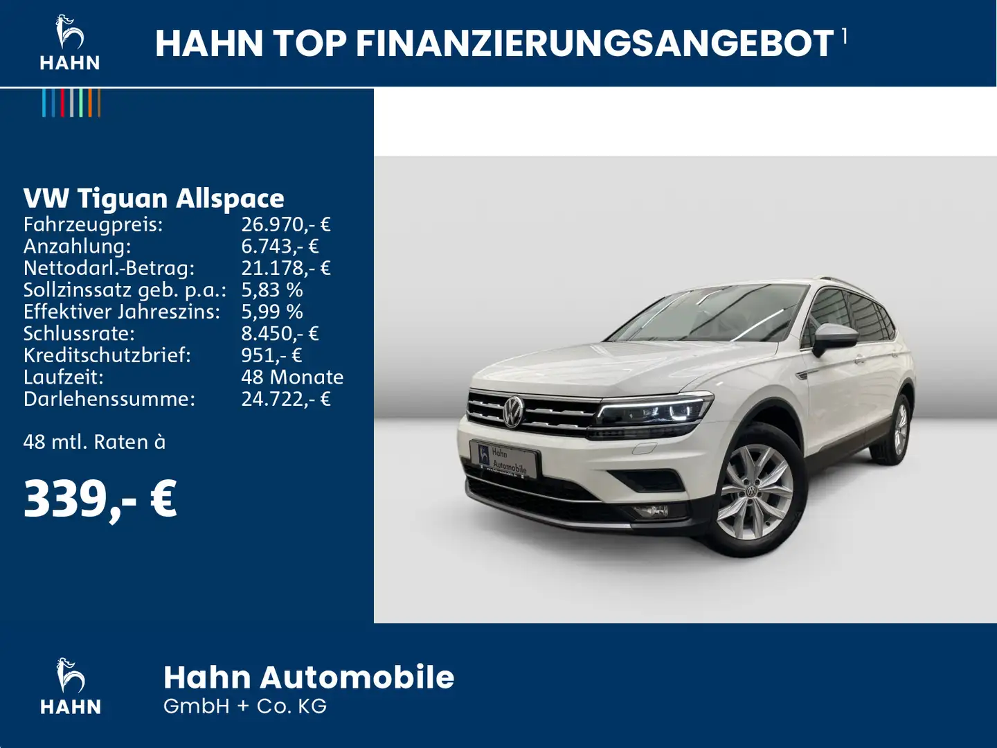 Volkswagen Tiguan Allspace 1.5TSI DSG Highline Navi ACC LED Wit - 2