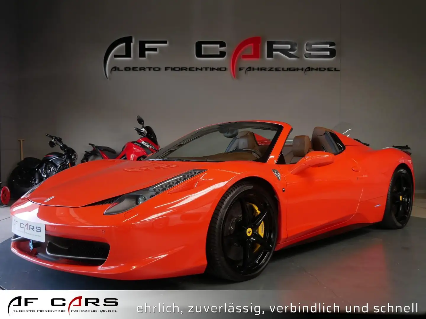Ferrari 458 ITALIA SPIDER Lift Akrapovic 20 " Voll AFS Rouge - 1