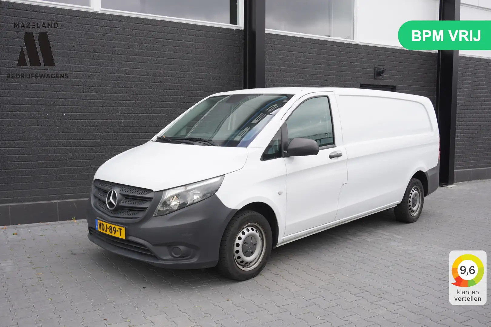 Mercedes-Benz Vito 114 CDI Extra Lang Automaat EURO 6 - Airco - Cruis Wit - 1