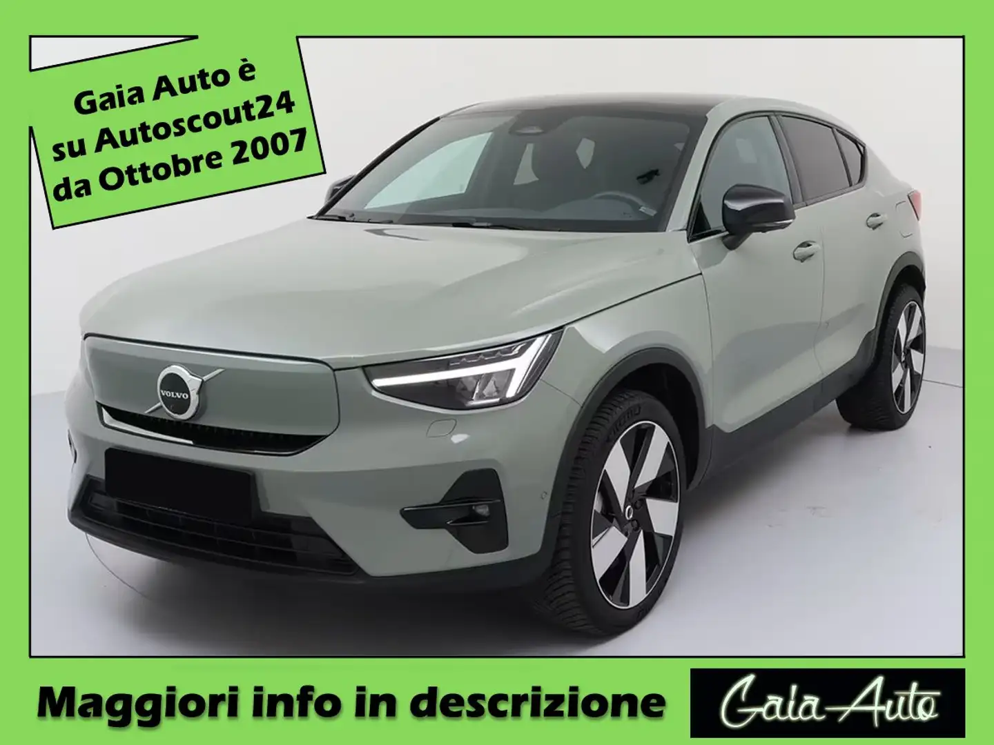 Volvo C40 twin motor 82KW Ultimate awd Grigio - 1