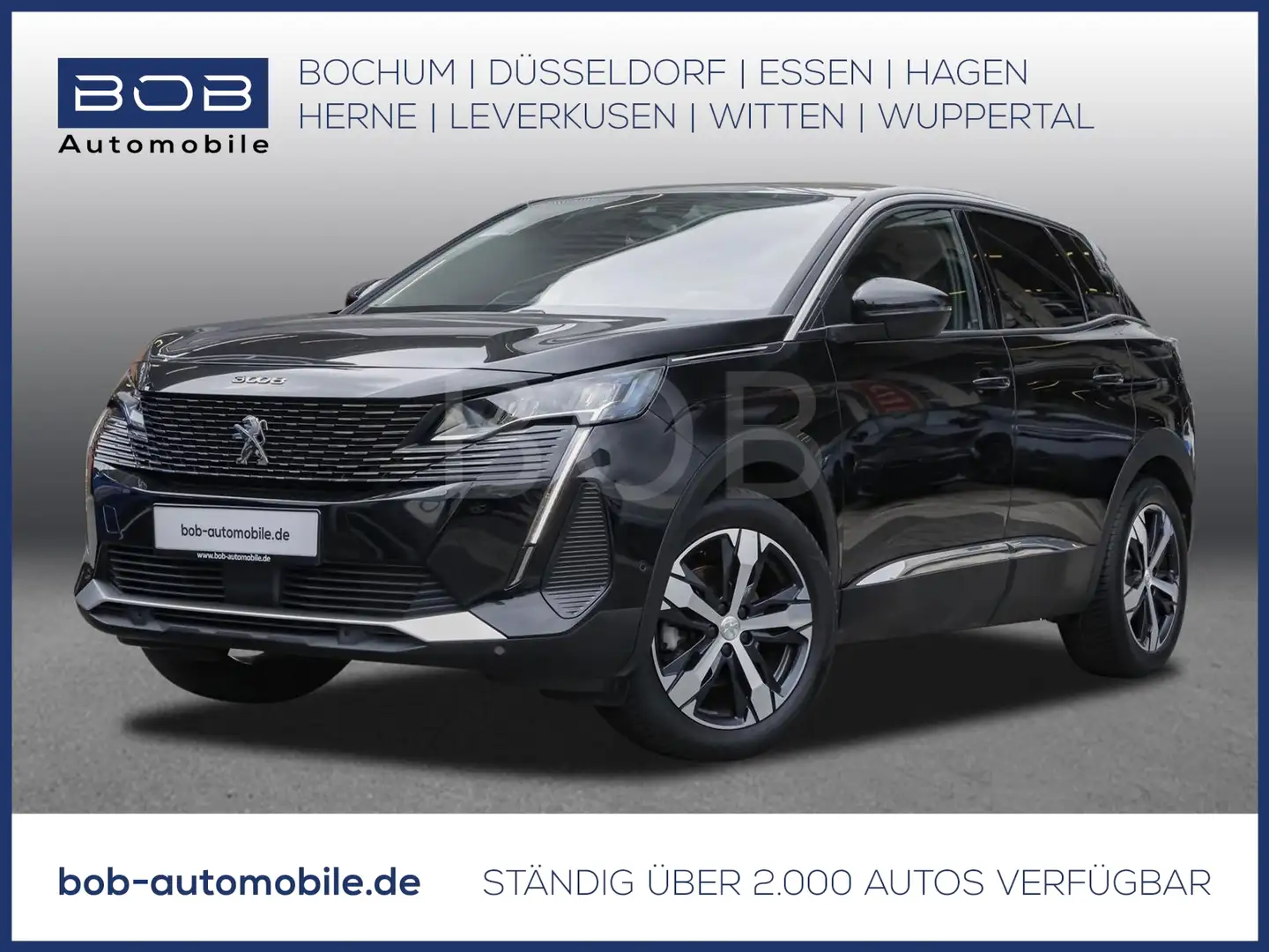 Peugeot 3008 PureTech 130 Allure AHK+Klima+Kamera Noir - 1