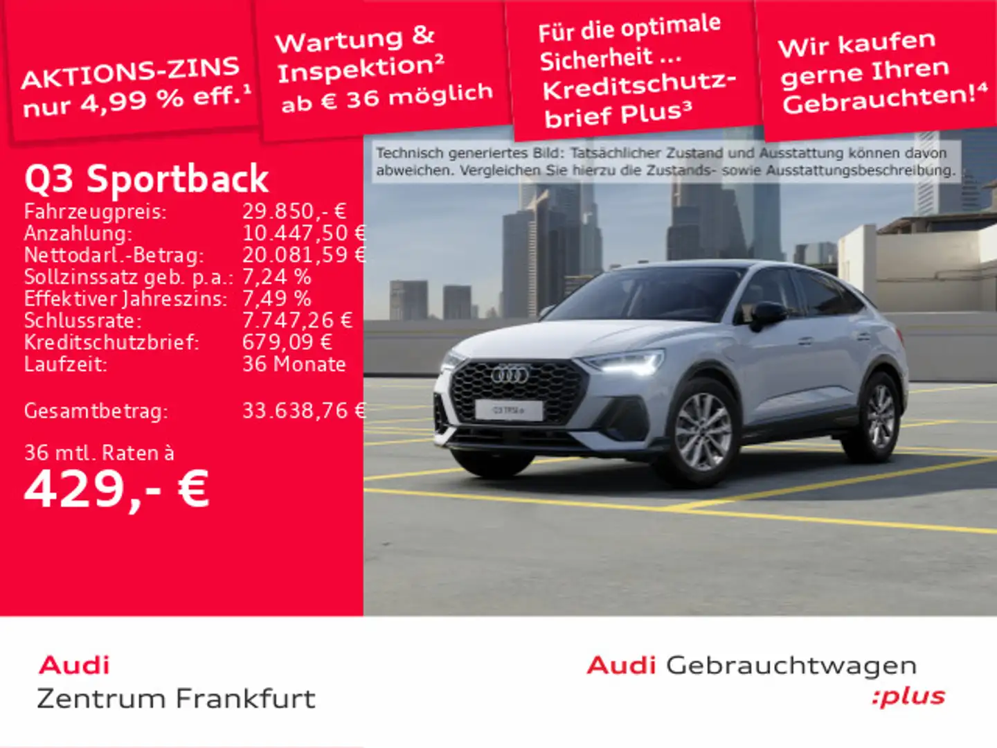 Audi Q3 45 TFSI e LED DAB PDC Tempomat Weiß - 1