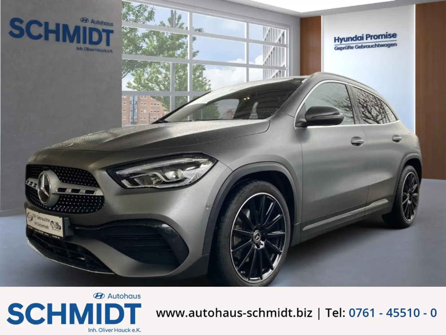 Mercedes-Benz GLA 220 4Matic AMG Designo Magno LM20'' Navi Digit.-Cockpi Gris - 1